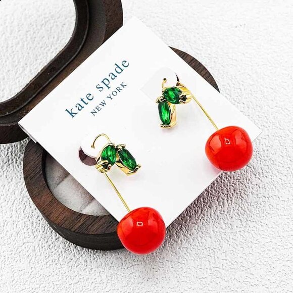 Kate Spade Cherry Stud Earrings - Picture 3 of 5